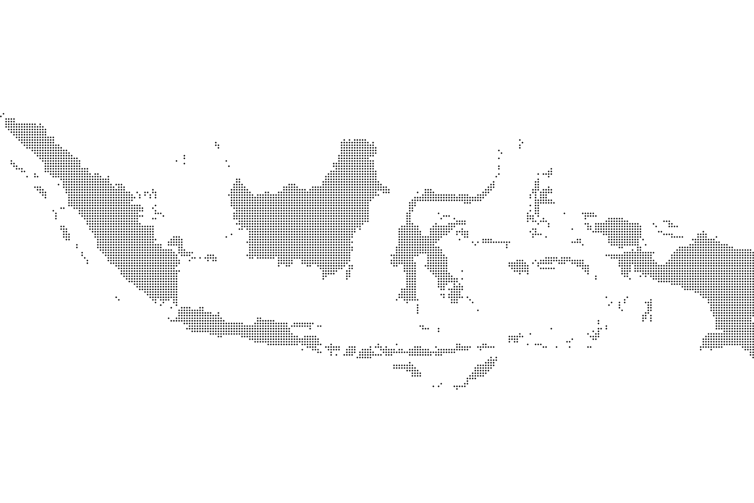 Indonesia map showing DSG office locations